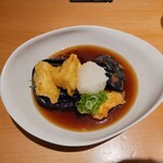 だし 和食 福もと - 丸茄子の揚げ出汁仕立て