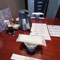 割烹 田一 - テーブル