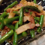 彩四季 - optio A30で撮影。アスパラベーコン焼。