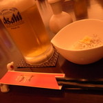 Yoki shirase - お通し＆BEER☆