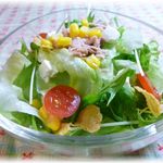 Pino - クリームチーズと新鮮野菜の大盛りサラダ