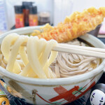 Sanuki Udon No Eki Ayagawa - 丸みを帯びた麺
                      モチモチで美味しいですね◎