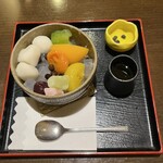 たきざわ茶寮 - 黒蜜が酸味あるやつだったのが残念。