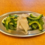 Assortment of 3 types of seasonal pickled vegetables