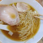中華そば 深緑 - 麺、チャーシューアップ