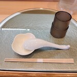 中華そば 深緑 - おもてなし