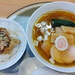 中華そば 深緑 - ツーショット