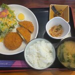 ほっとだいにんぐ わが家 - チーズメンチカツ定食780円