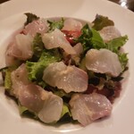 三日月 - ヒラメのサラダ