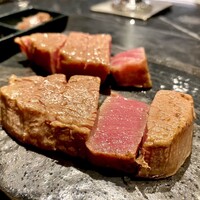 鉄板焼き あさひ - シャトーブリアン＆サーロイン