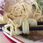 天下一品 竹田店 - 中細ストレートの麵堅め