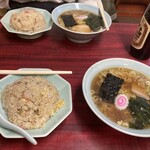 園春 - 半チャ半ラーメン¥850