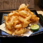 Shunsaishubounishibori - 白海老と玉ねぎのかき揚げ