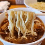 中華ソバ sato - メンマつけソバ の麺