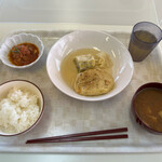 てしおDELI - お味噌汁はセルフ
小鉢1品サービスしてくれた