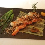 レストラン マノワ - 前菜♡
      ウシエビのソテー アーモンドのムース♡