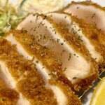 洋食 MARUWA - 2023.7.7  朝引き鶏のレアチキンカツ