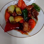 萬里 - 酢豚(小皿メニュー)