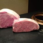 Oosaka Kakiya - 飛騨牛　雌のＡ５等級ロース肉