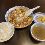 中国菜 智林 - 麻辣 麻婆豆腐 定食（1300円 税抜）
