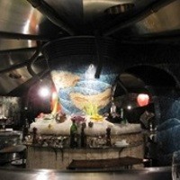 銀座うかい亭 - 階段を少し下りて、カウンター席