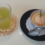 のむらののむカフェ - スイーツとさしま茶