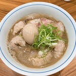 中華そば 西川 - ワンタン中華そば味玉