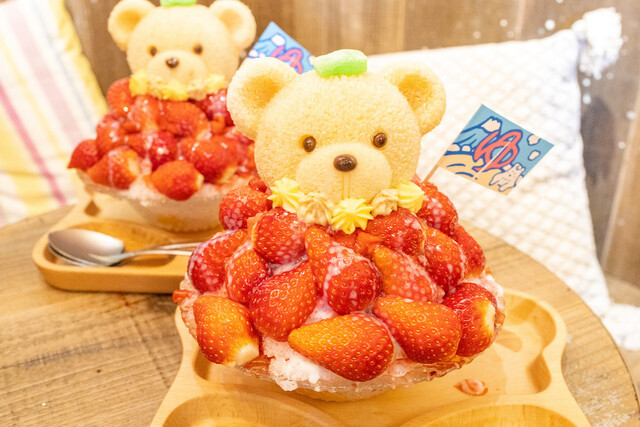 くまちゃん♡苺クレープ