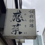 Itamae Ryourikansai - ビルの電飾看板。