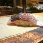 一心鮨 光洋 - アジのもっこり握り