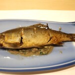 うを徳 - 島根 高津川 鮎のコンフィ