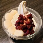 Karubi Bokujou - ソフトクリームあずきトッピング