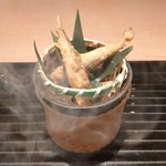 蓬左茶寮 - 小鮎の唐揚げ