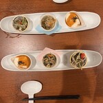 ヒル薬膳粥・ヨル貝料理カイノクチ - 先付け