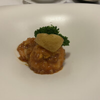 中国料理 礼華 四君子草 - 海老と烏賊のチリソース炒め