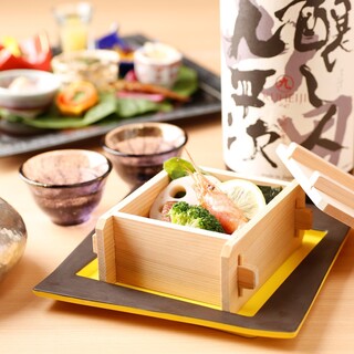 こだわりの食材を使用した会席コース