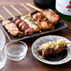炭火焼鳥 和奏 - 料理写真:おまかせ6本(せせり、砂肝、ささみ、ねぎま、つくね)瞬間ねぎレバー