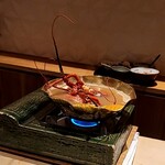 銀座 しのはら - 伊勢海老と蛤の鍋