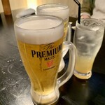 美味い魚と旨い酒 がってん - 乾杯。