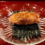 銀座 きた川 - マグロ握り手巻き