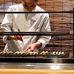 銀座 きた川 - 焼いてます