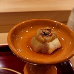 銀座 きた川 - 無花果胡麻味噌焼き