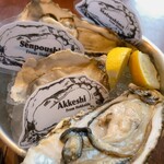 牡蠣と魚介のワイン酒場 FISHMANS SAPPORO - 本日の生牡蠣3種食べ比べセット