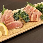 Assorted chicken sashimi