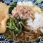 あんだ堂 - ぶっかけ冷(並)＋鬼おろし＋油あげ