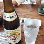 江南水餃店 - 冷え冷えのコップはいいね(^.^)
