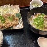 わたつみ - 生姜焼きと中華そばの日替り定食　1,000円