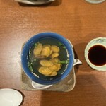 ヒル薬膳粥・ヨル貝料理カイノクチ - アサリ汁
