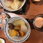 ヒル薬膳粥・ヨル貝料理カイノクチ - 蒸し野菜