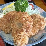 浜めし - 牡蠣フライのアップ